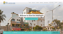 Desktop Screenshot of hotelsrisabthagiri.com