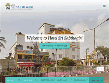 Tablet Screenshot of hotelsrisabthagiri.com